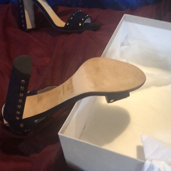 Jimmy Choi Navel blue with gold studs. Adorable - Picture 3 of 5